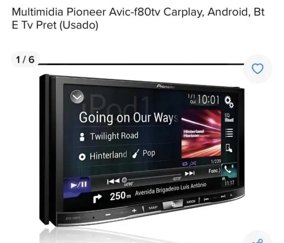 DVD pioneer avic f80tv