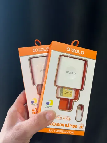 Carregador Rápido Para Iphone/Ios C/ 2 Usb