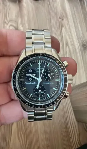 Omega Moonswatch Modded - Caixa e Pulseira em Aço Inoxidável