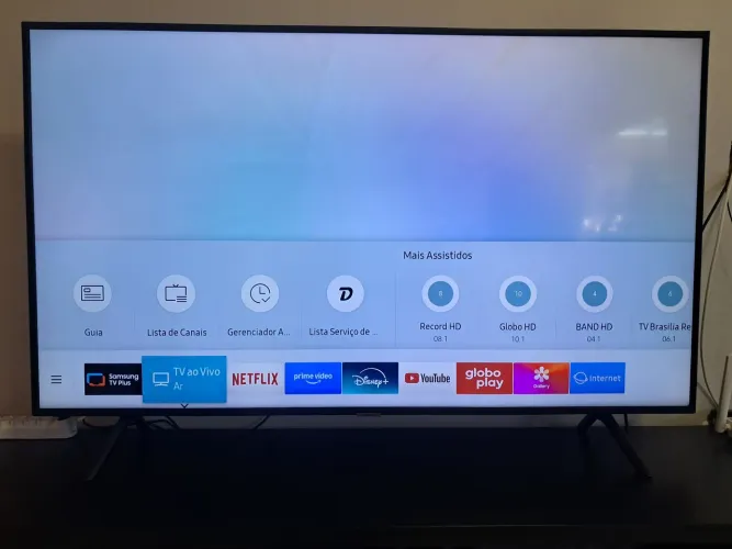 SAMSUNG SMART TV 4K 50", SISTEMA TIZEN, ÓTIMO ESTADO,COMPLETA,DIVIDO CARTÃO
