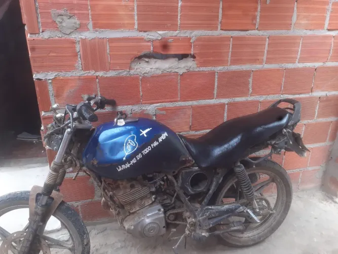 Vendo Suzuki EN125 Yes 2006 azul, ano 2006, <br>