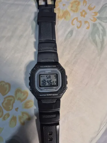 Relógio digital Casio original W 218-H