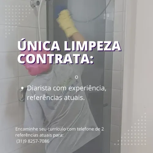 VAGA AUXILIAR LIMPEZA