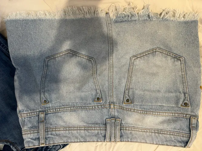 Saia jeans 