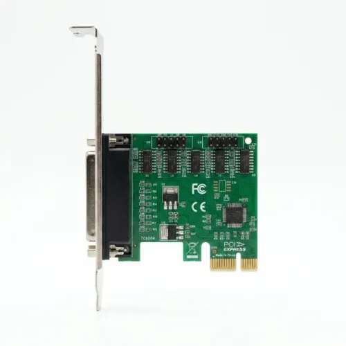 Placa PCI-Express 2 Portas Serial DB9 E 1 Paralela DB25 Knup KP-T105 Para PC