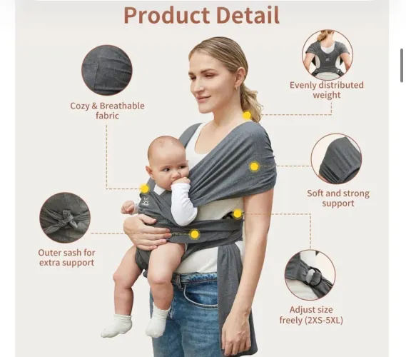 Canguru bebê pano comprado nos EUA