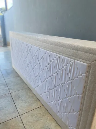 2 Pares Box de cama casal com pés