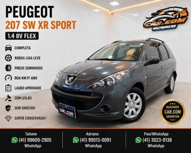 Peugeot 207 SW XR Sport 1.4 Flex 8V 5P 2011