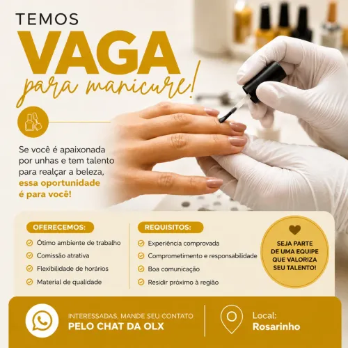 Vaga de Manicure 