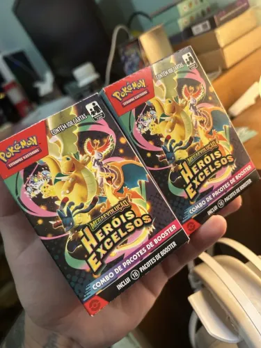 Mini booster box pokémon Heróis Excelsos