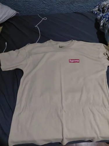 Camisa Oversized Supreme bege