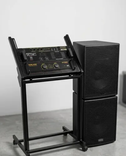 Som Profissional Completo - Potências Cygnus, Mark Audio, Belltech, Caixas, Mesa mixer bt