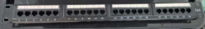 Patch Panel Cat6 24 Portas