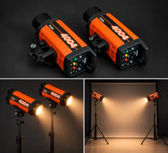 Flash Para Estúdio Mako 4004 - Potência 400W