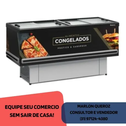 Ilha para Congelados 2M Gelopar Nova