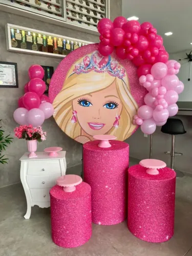 Decoração de festa - Pegue&Monte, Arco de balões e Mini festas na mesa 