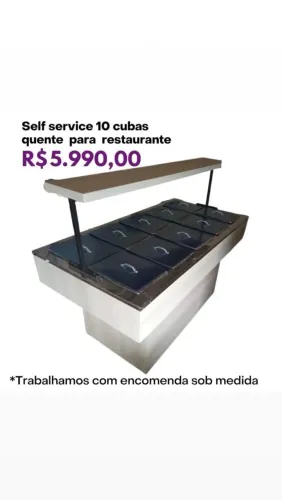 Self service 10 cubas