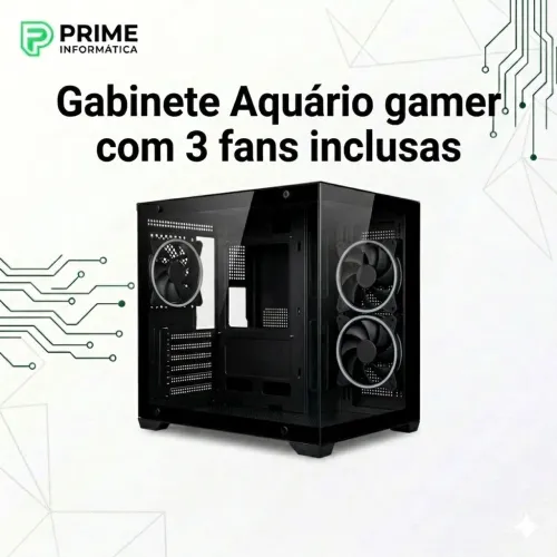 Gabinete Gamer Aquário 