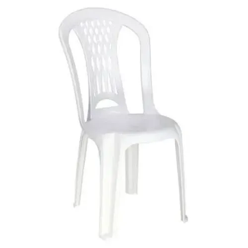 Jogo Plástico 3Mesa Quadrada Branco Com 12Cadeiras