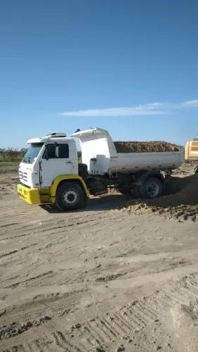 Areia barro seixo brita materiais de obra