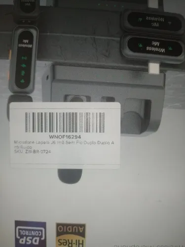 Microfone lapela j6 imã 