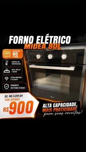 Venda se forno elétrico novo nunca usado