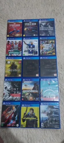 Jogos ps4 valores na descrição