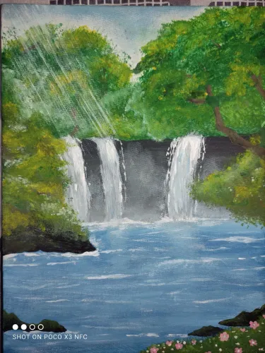 Pinturas em telas artesanais, feitas sobre encomenda