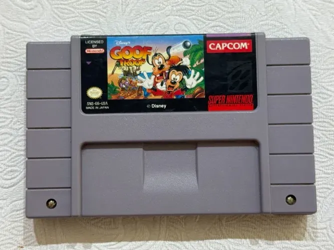 GOOF TROOP CARTUCHO ORIGINAL DE SUPER NINTENDO SNES FITA