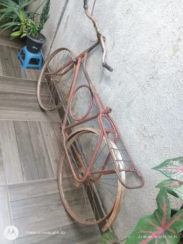 Quadro de bicicleta antigo da Monark ano 72 