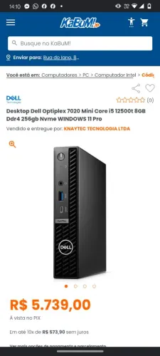 PC Dell mini 7020 