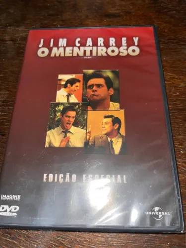 ? DVD O MENTIROSO ? EDIÇÃO ESPECIAL ? JIM CARREY ? ORIGINAL LACRADO
