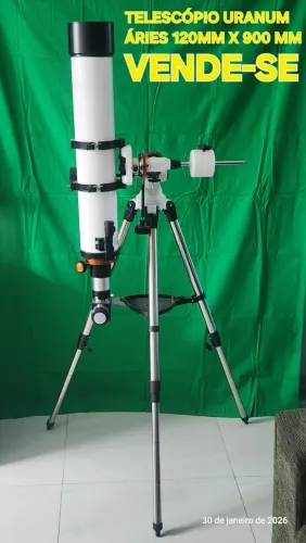 TELESCÓPIO URANUM ÁRIES 120MM X 900MM