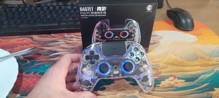 Controle para PC PS4 IINE BASTET