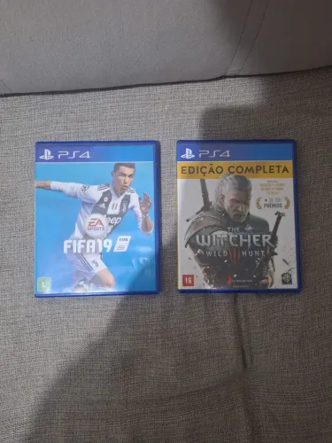 Jogos de PS4.