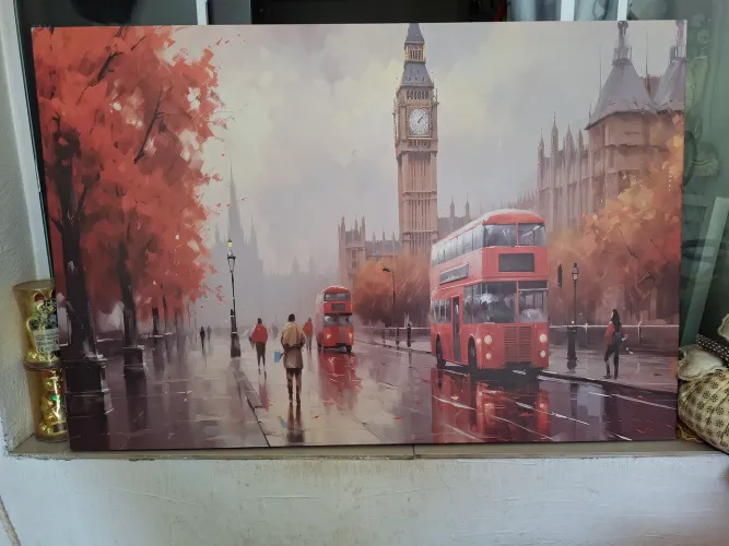 Tela cena inglesa. 