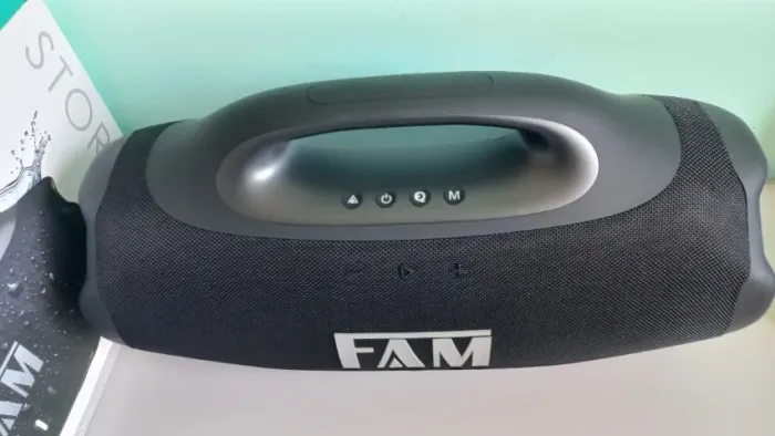 Caixa De Som Portátil FAM A503 BOOMBOX STORM Grave Potentes 120W