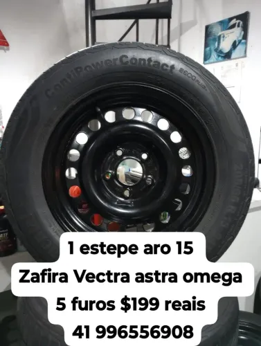 Estepe aro 15 Zafira Vectra astra omega roda 5 furos original GM Chevrolet. $199 reais 