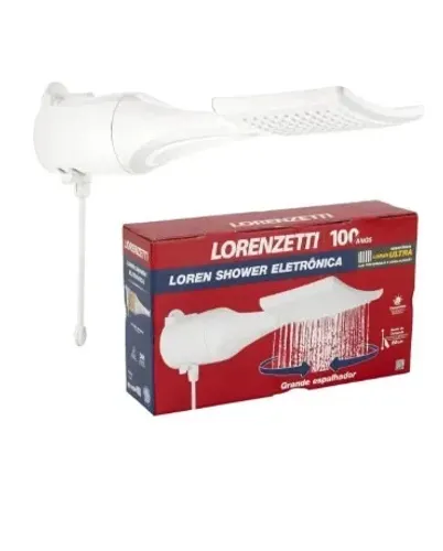 Chuveiro Ducha Lorenzetti Loren Shower Eletrônico Branco 6800w 220V