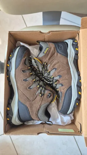 Bota Nova T40 Skechers Rickter Branson Masculina - Marrom tam. 40