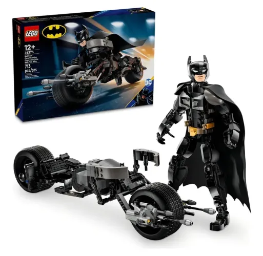 Lego Figura Do Batman E A Motocicleta Batpod 76273