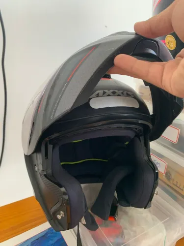 Capacete AXXIS GECKO robocop escamoteável