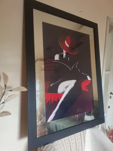 Lindo Quadro mulher empoderada med. 0.95 x 1.25cm