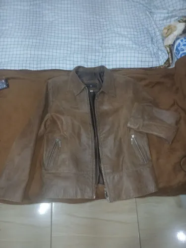 Jaqueta de couro feminina