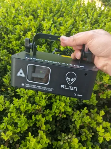 Laser Show System Alien RGB 500mW DMX-512 Profissional - NOVO