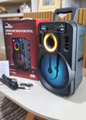Promoção - Caixa Som Bluetooth Amplificada Grasep