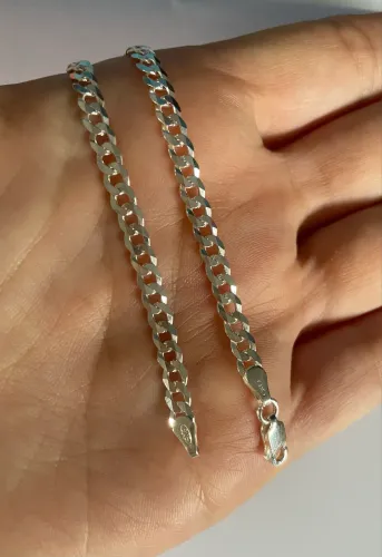 Pulseira nova de prata 925 maciça (PROMOÇÃO DIA DO CONSUMIDOR)