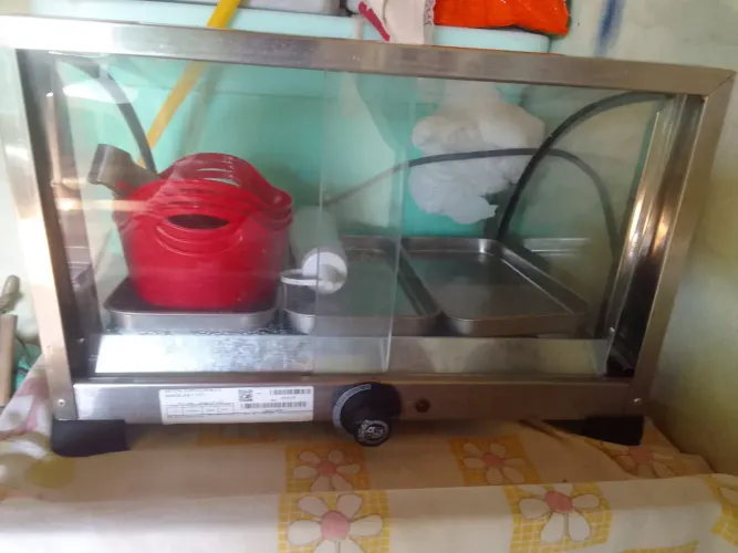 Estufa para salgados.