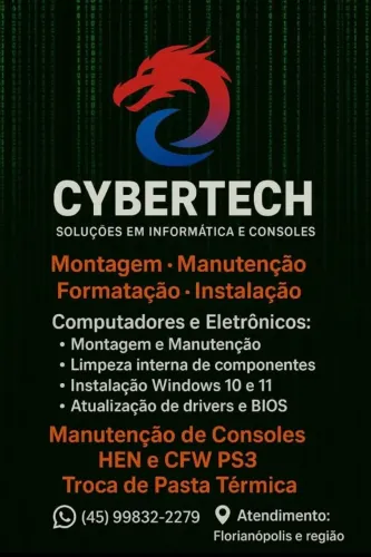 Montagem e manutenção de PC,not e consoles 