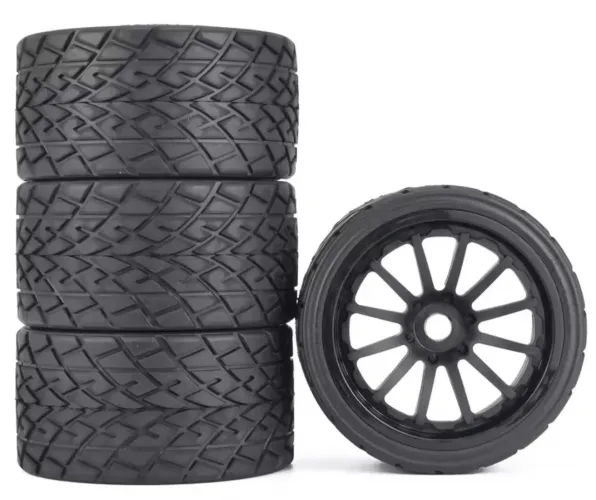 4 Pneus P/ Automodelo RC Monster Truck 1:8 - Traxxas Arrma Hpi e Outros